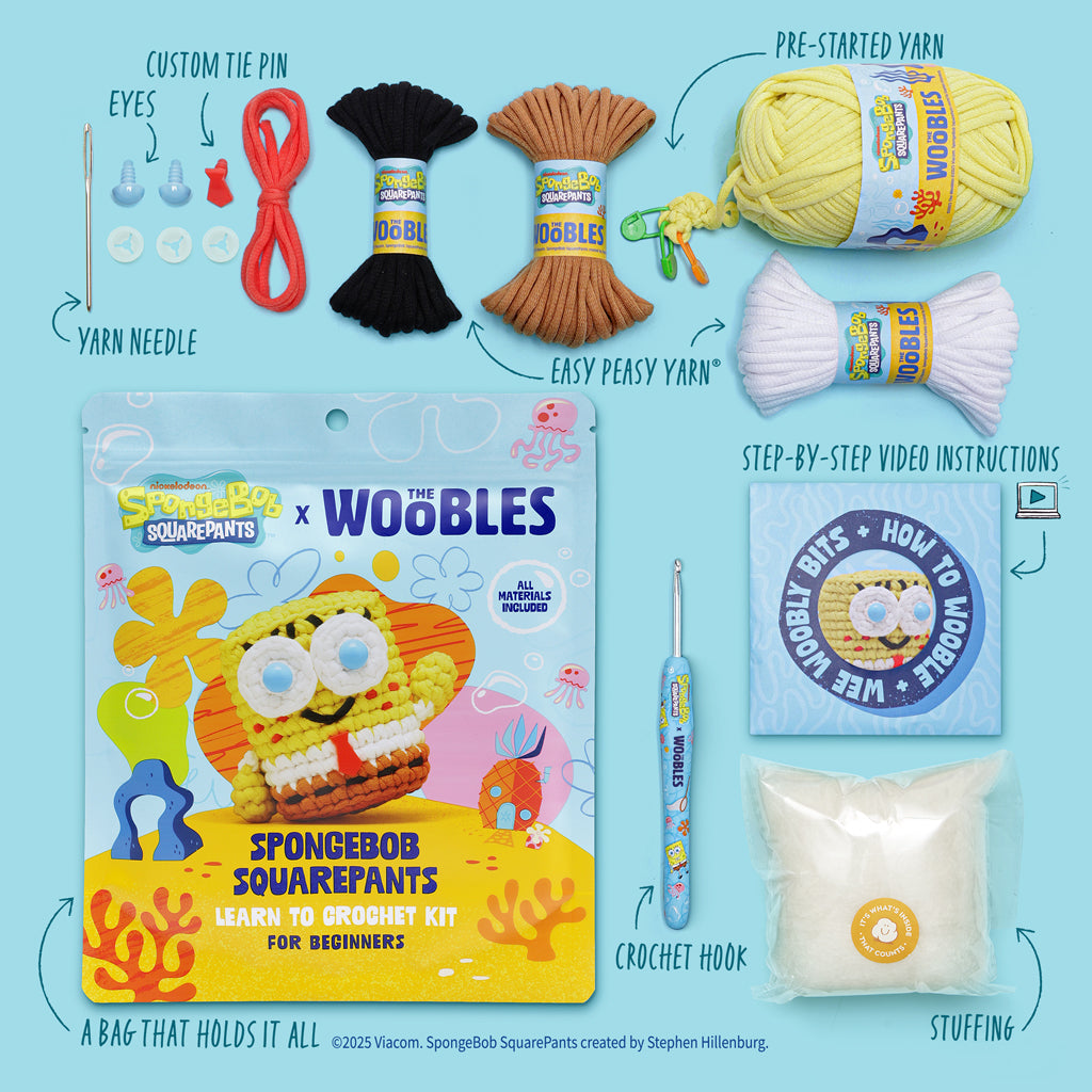 Alternative view of SpongeBob SquarePants Crochet Kit