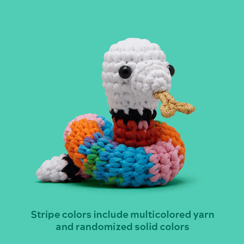 Alternative view of Milly the Snake Crochet Kit
