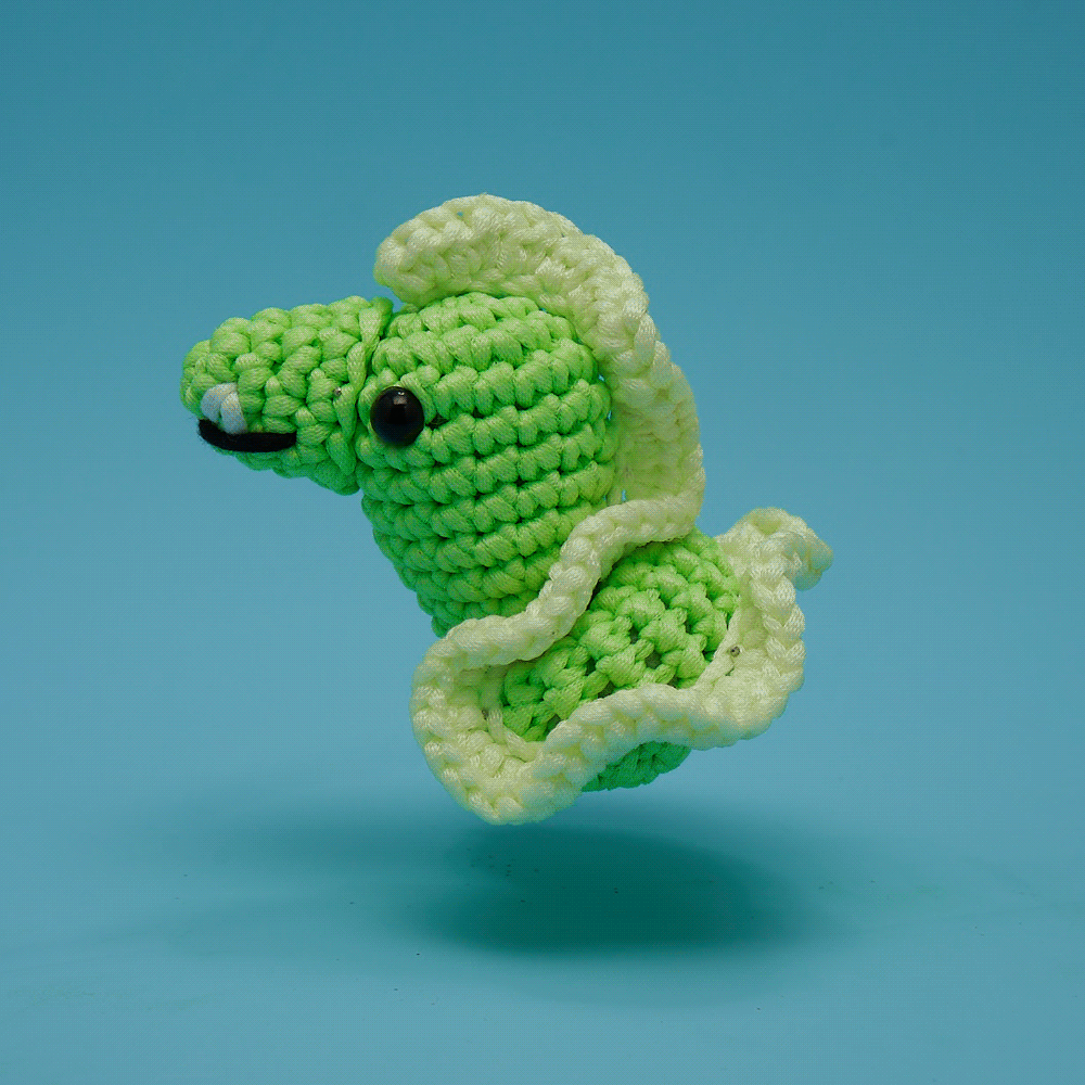 Alternative view of Murphy the Electric Eel Crochet Kit