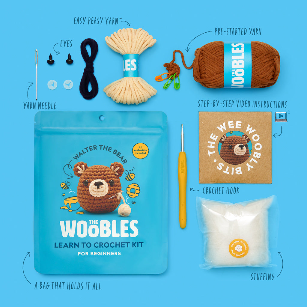 Walter the Bear Crochet Kit - Image 2