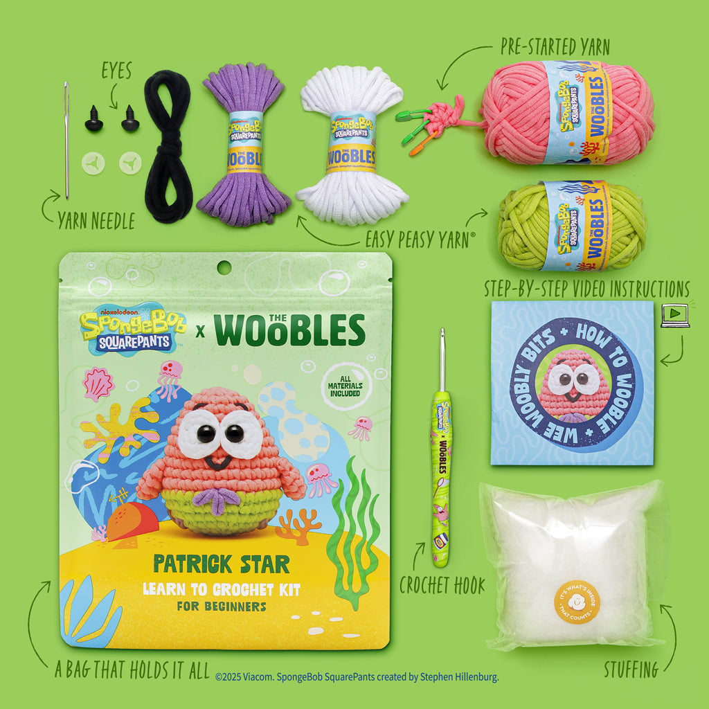 Patrick Star Crochet Kit - Image 2