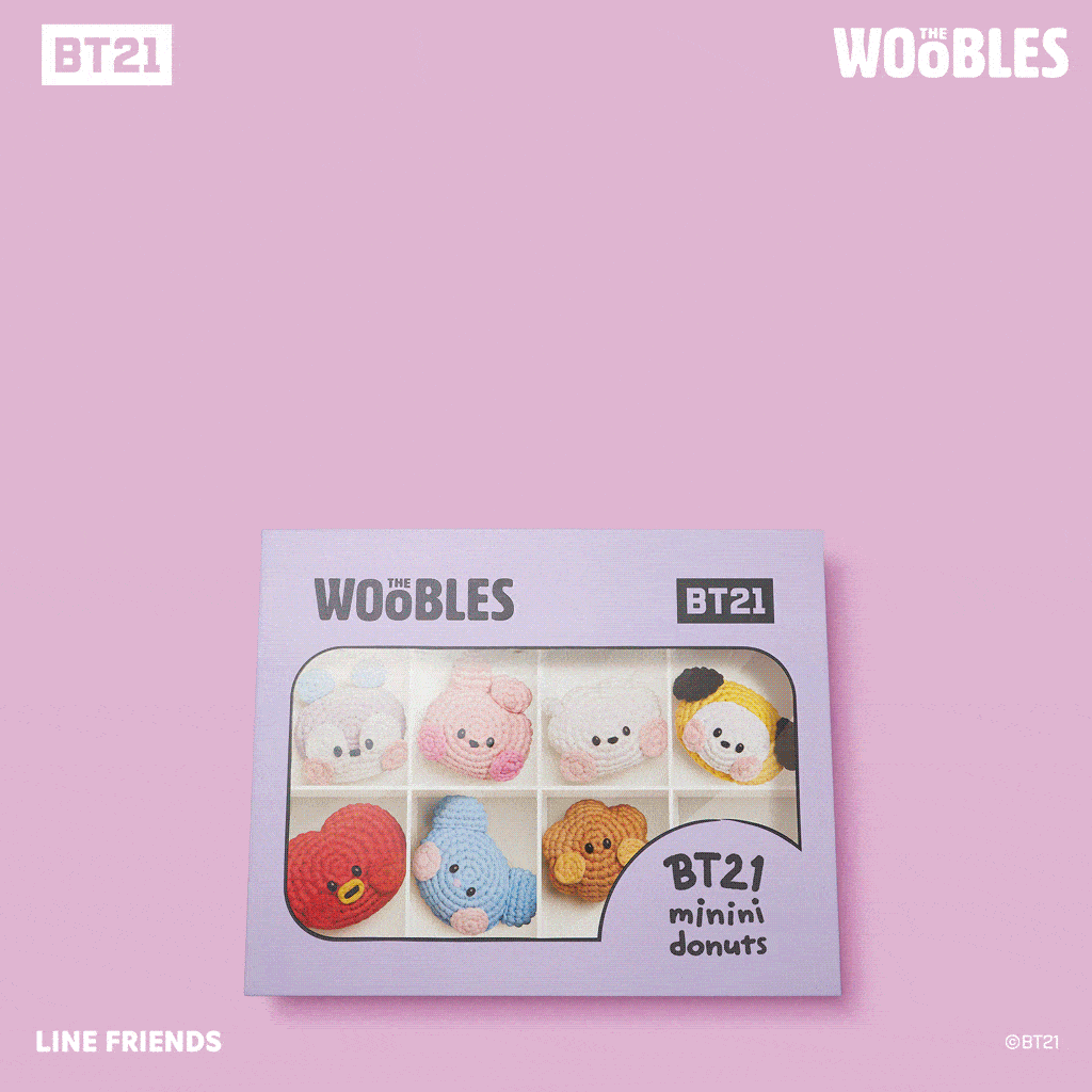 Alternative view of BT21 minini Donut Collector's Box