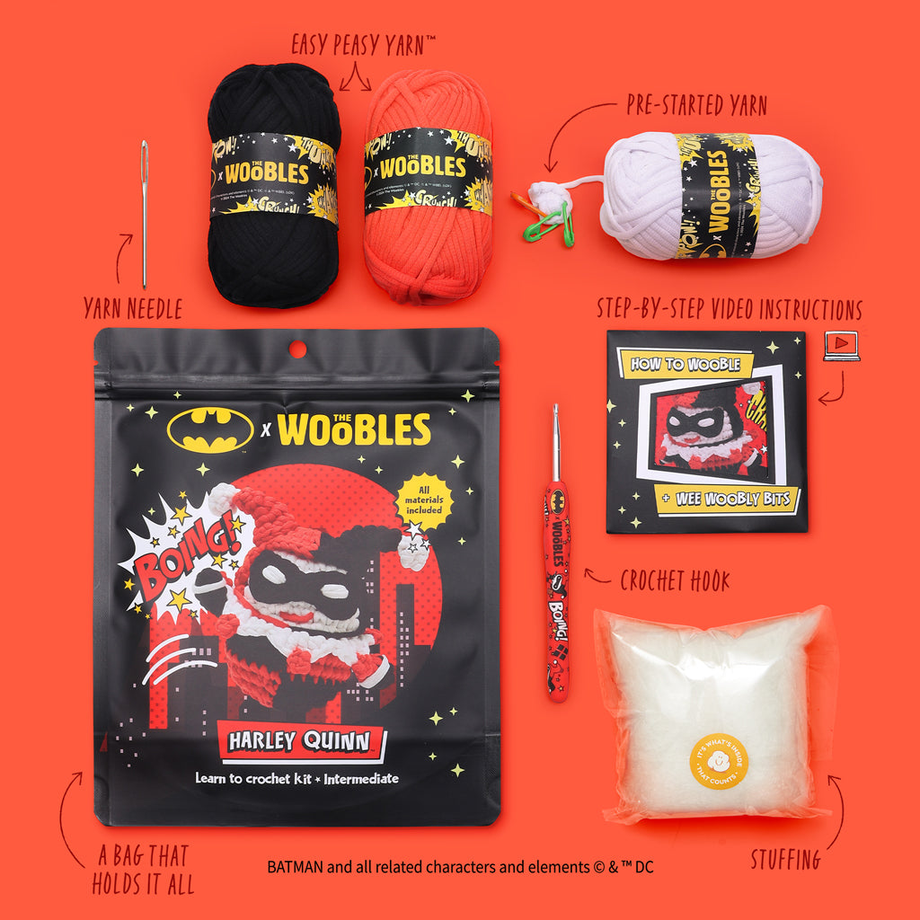 Harley Quinn Crochet Kit - Image 3